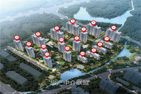 维多利亚港湾阳光尚城电梯洋房一梯二户总高7层